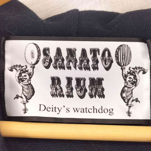 Deity's watchdog SANATORIUM グラフィックプリント ジップパーカー メンズ